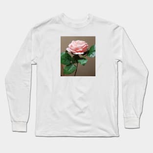 A pink rose Long Sleeve T-Shirt